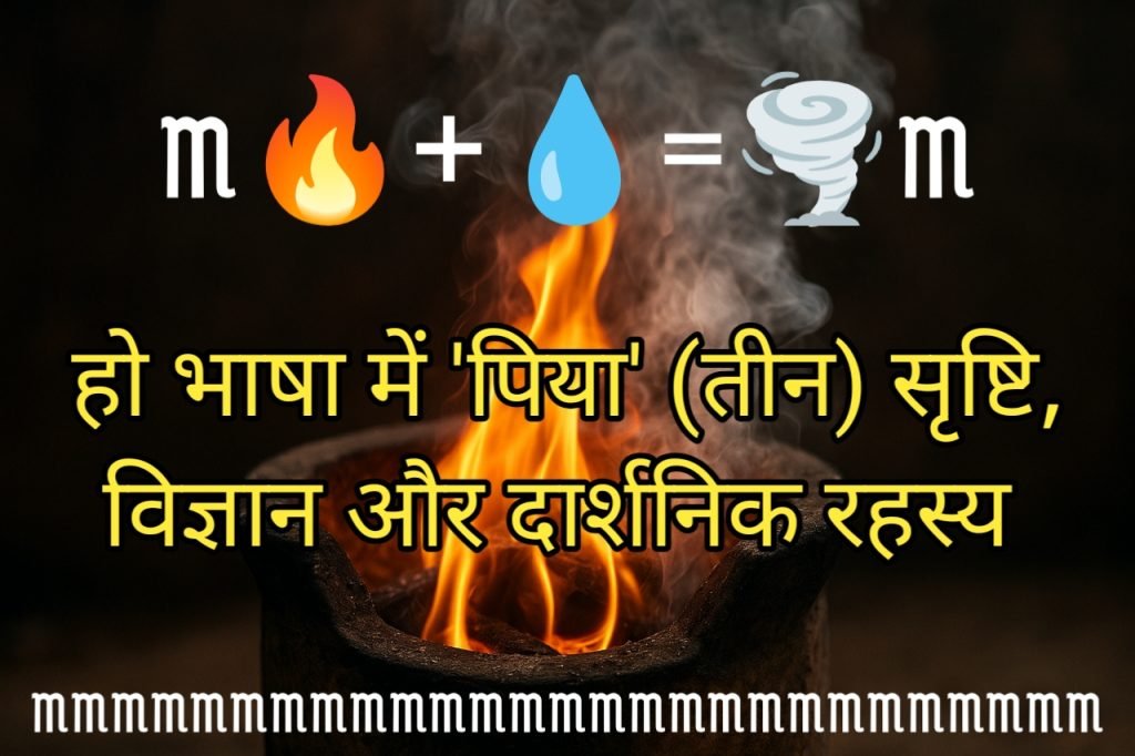 Ho bhasha mein piya srshti vigyan aur daarshan ka rahasy