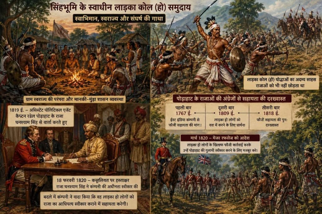 singhbhum ki dharti par ladka kol ho samuday ka swatantrata sangharsh